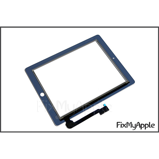 Glass Touch Screen Digitizer - White OEM (With Adhesive) for iPad 4 (iPad with Retina display)